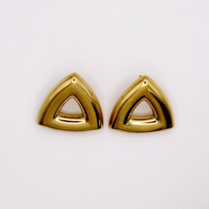 Aretes Tringulo Dorados