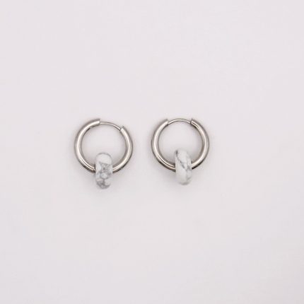 Aretes Nieve Plata